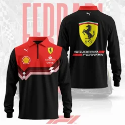 Premium  Long Sleeve Polo FERRARI-YVWYB-FRR0105849
