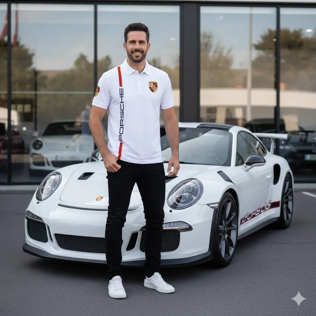 High Quality Men's Polo Shirt PORSCHE-PO-LMT0074583 - Image 4
