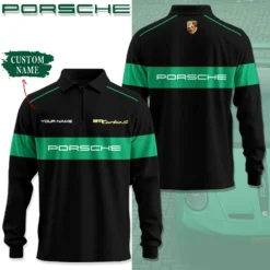 Premium  Customized Long Sleeve Polo PORSCHE-YVWYB-PSR91850007