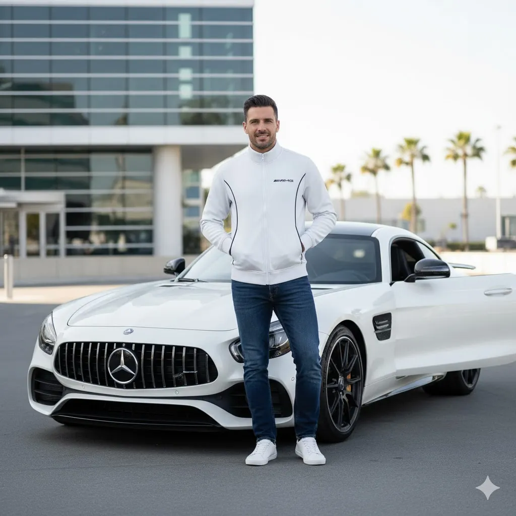 Premium MERCEDES Stand Collar Jacket ETX-GJK-LMT9104807 - Image 4