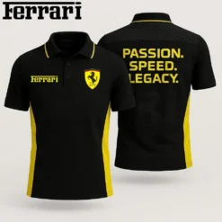 Premium  Men's Polo Shirt FERRARI-PO-NAR01471905