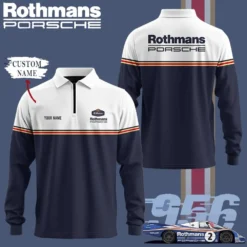 Premium  Customized Long Sleeve Polo PORSCHE-YVWYB-PSR91850025