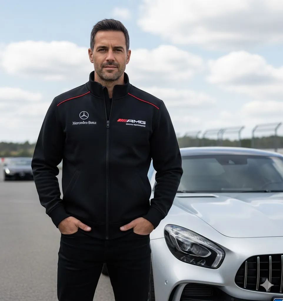 Premium MERCEDES Stand Collar Jacket ETX-GJK-LMT9104817 - Image 4