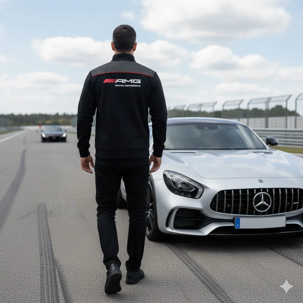 Premium MERCEDES Stand Collar Jacket ETX-GJK-LMT9104817 - Image 5