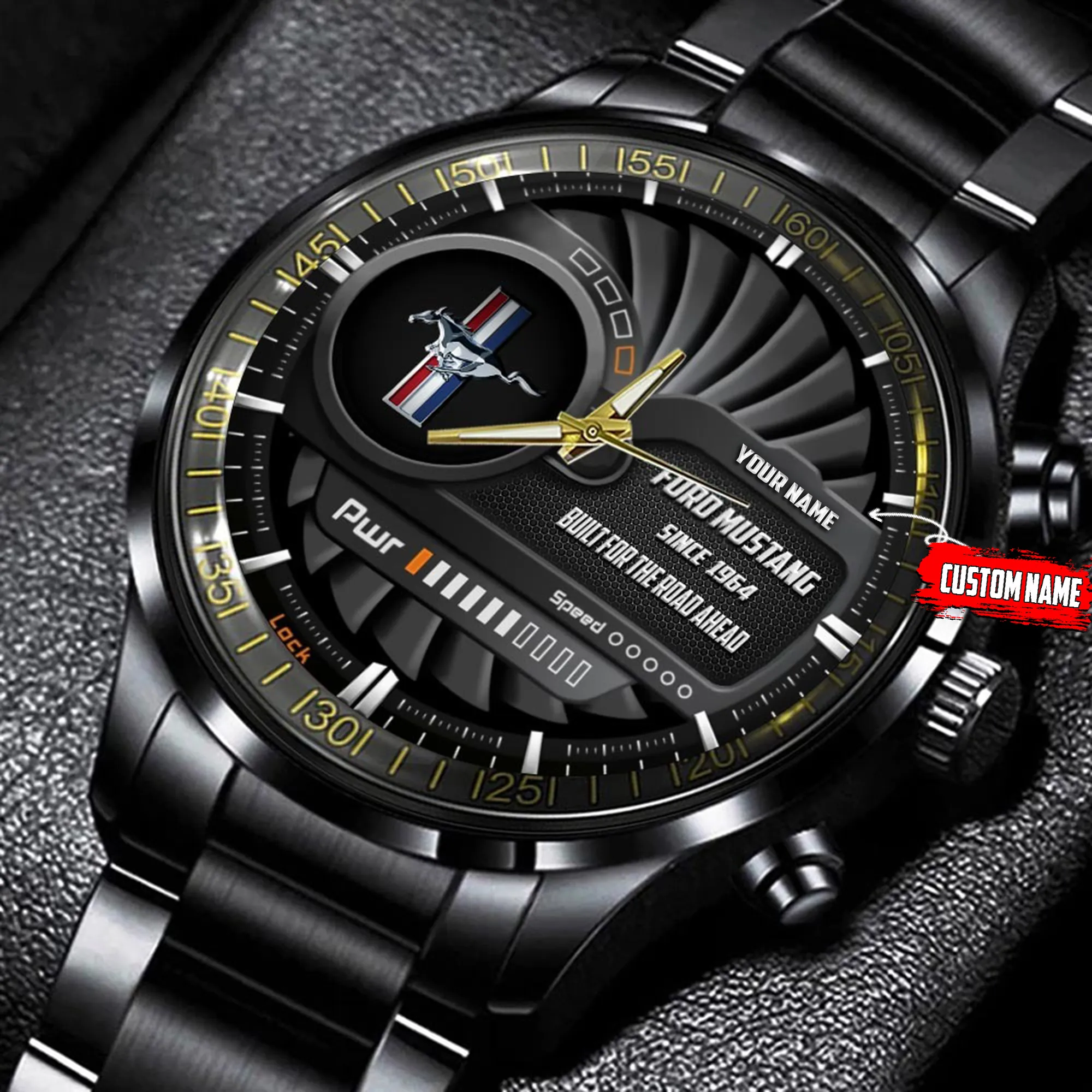MUSTANG Custom Name Fasion Design Watch MUSTANG-YWMTDZ04-VER2