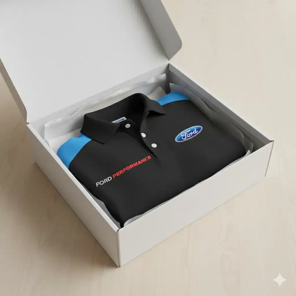 Premium Men's Long Sleeve Polo FORD-HGWY-14151531 - Image 6