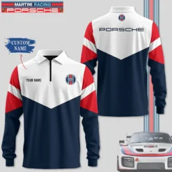 Premium  Customized Long Sleeve Polo PORSCHE-YVWYB-PSR91850019