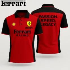Premium  Men's Polo Shirt FERRARI-PO-NAR01471904