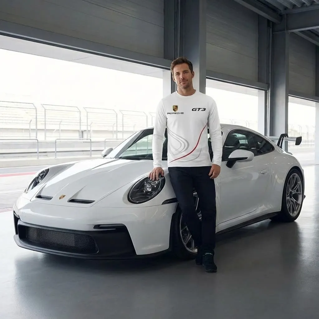 Premium PORSCHE Long Sleeve T-shirt ETX-CX-PRSC01589125 - Image 4