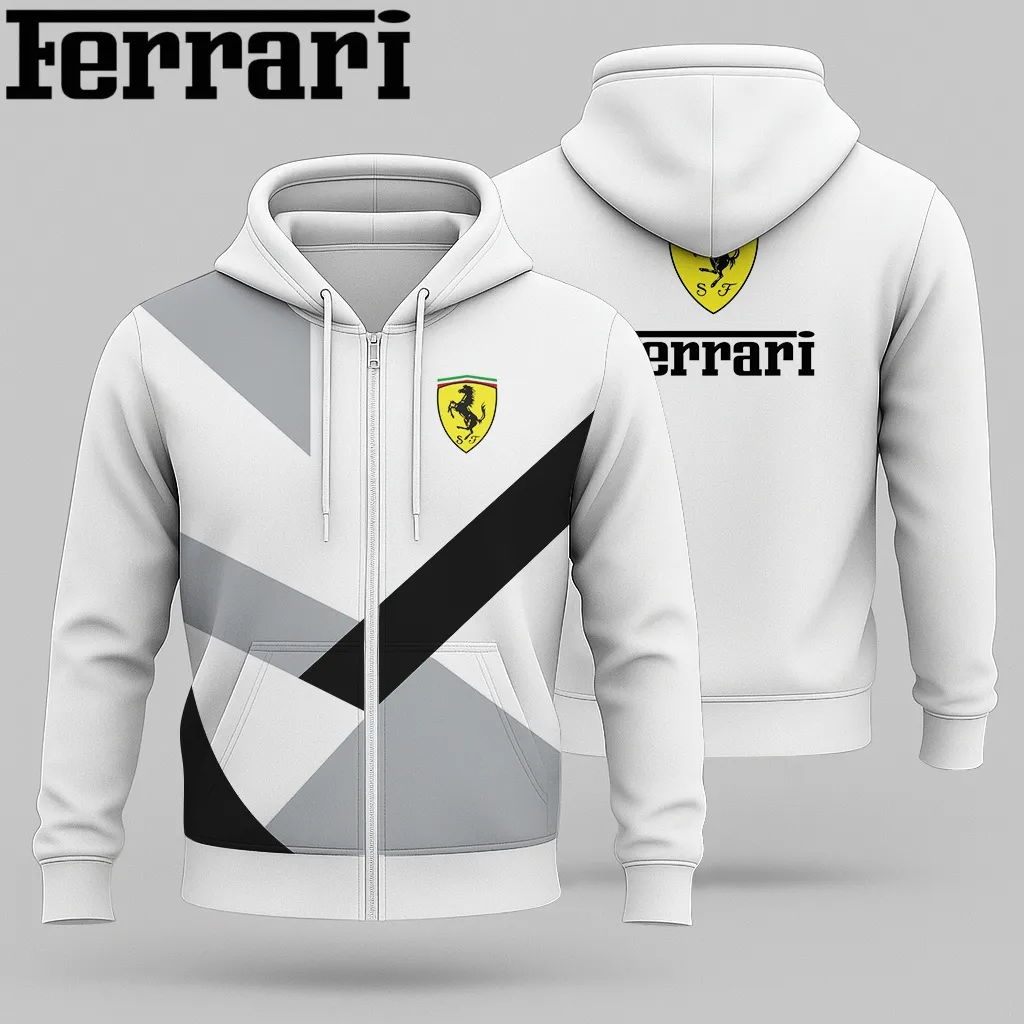 Premium FERRARI Zip Hoodie ETX-ZIP-FRA19414870