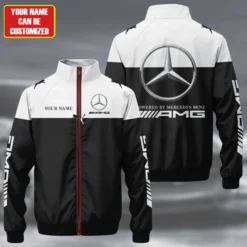 Premium Customized MERCEDES Stand Collar Jacket ETX-GJK-NEW1103109