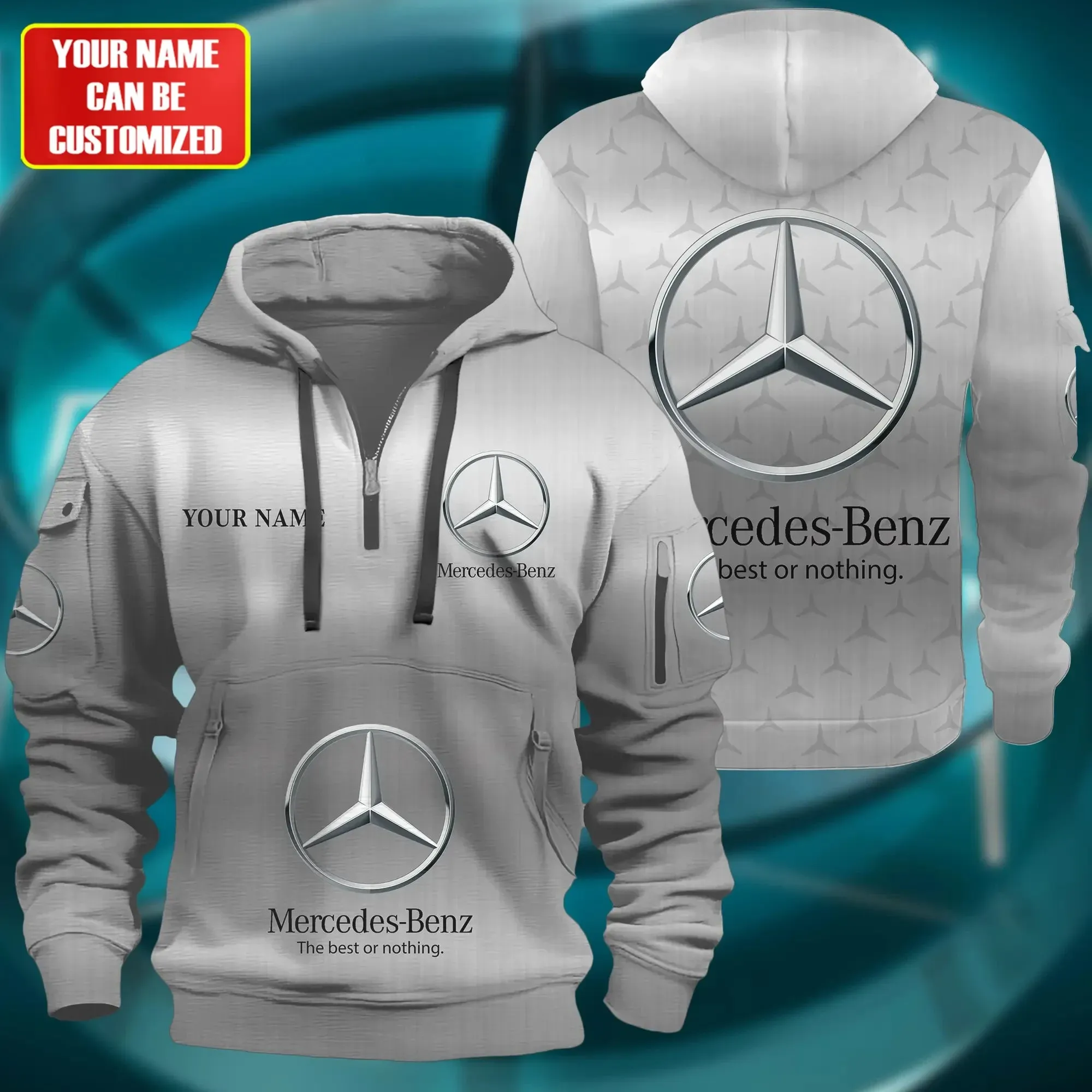 Premium Customized MERCEDES Zip Hoodie ETX-C1634-NEW178419