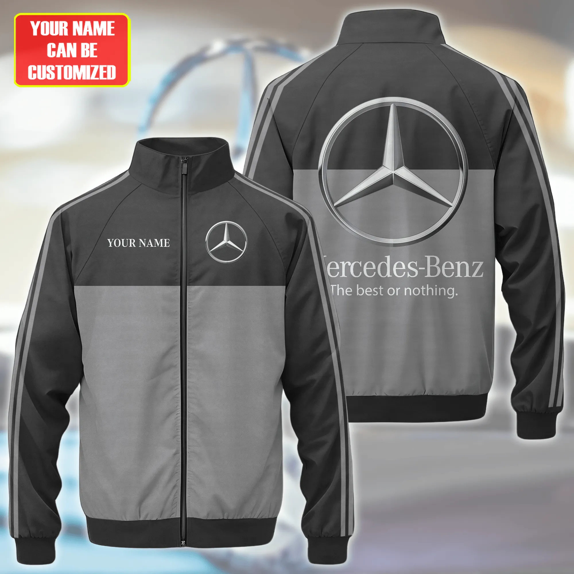 Premium Customized MERCEDES Stand Collar Jacket ETX-GJK-NEW1103129