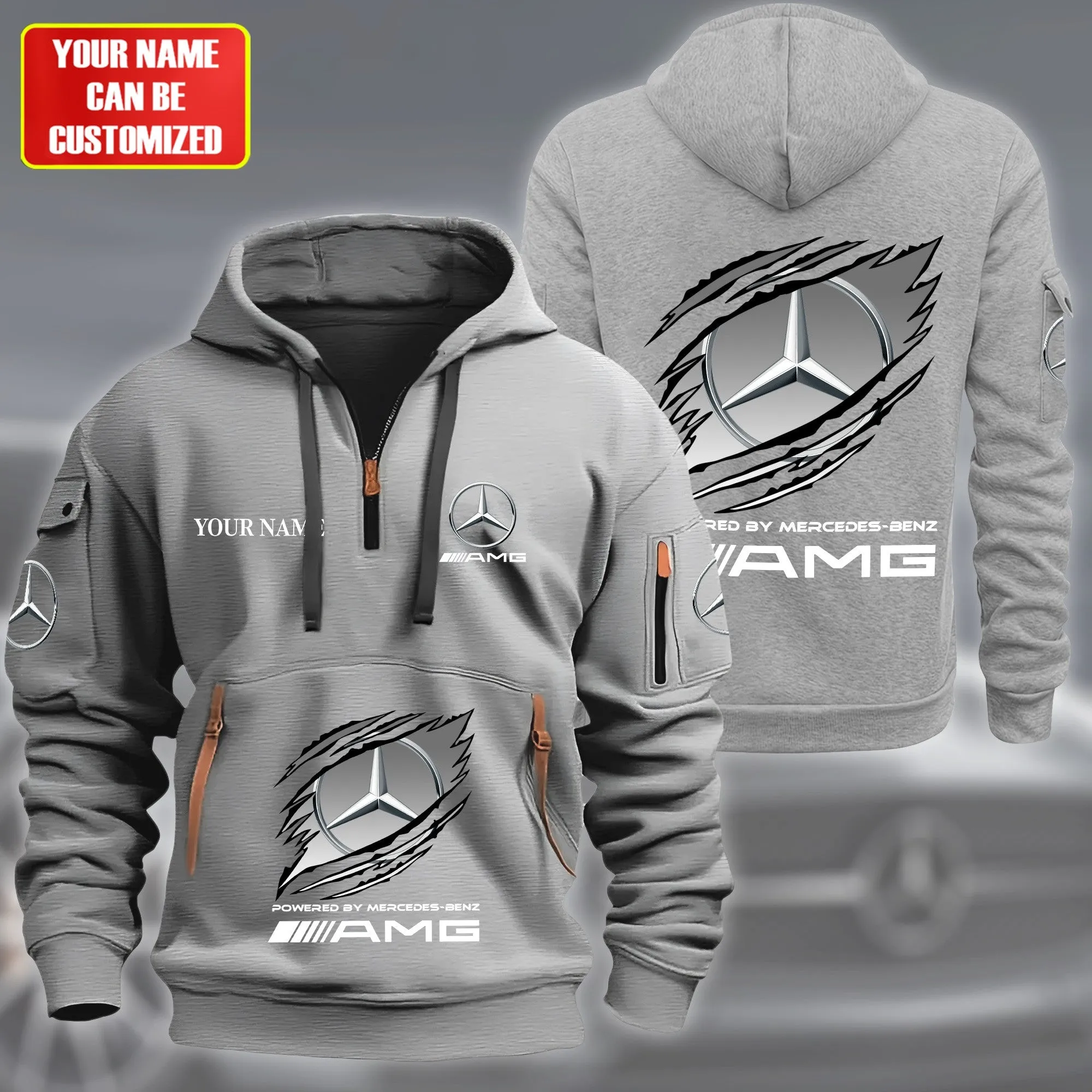Premium Customized MERCEDES Zip Hoodie ETX-C1634-NEW178447