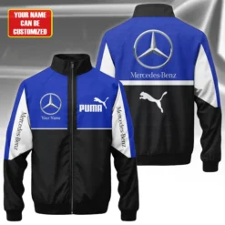 Premium Customized MERCEDES Stand Collar Jacket ETX-GJK-NEW1103135