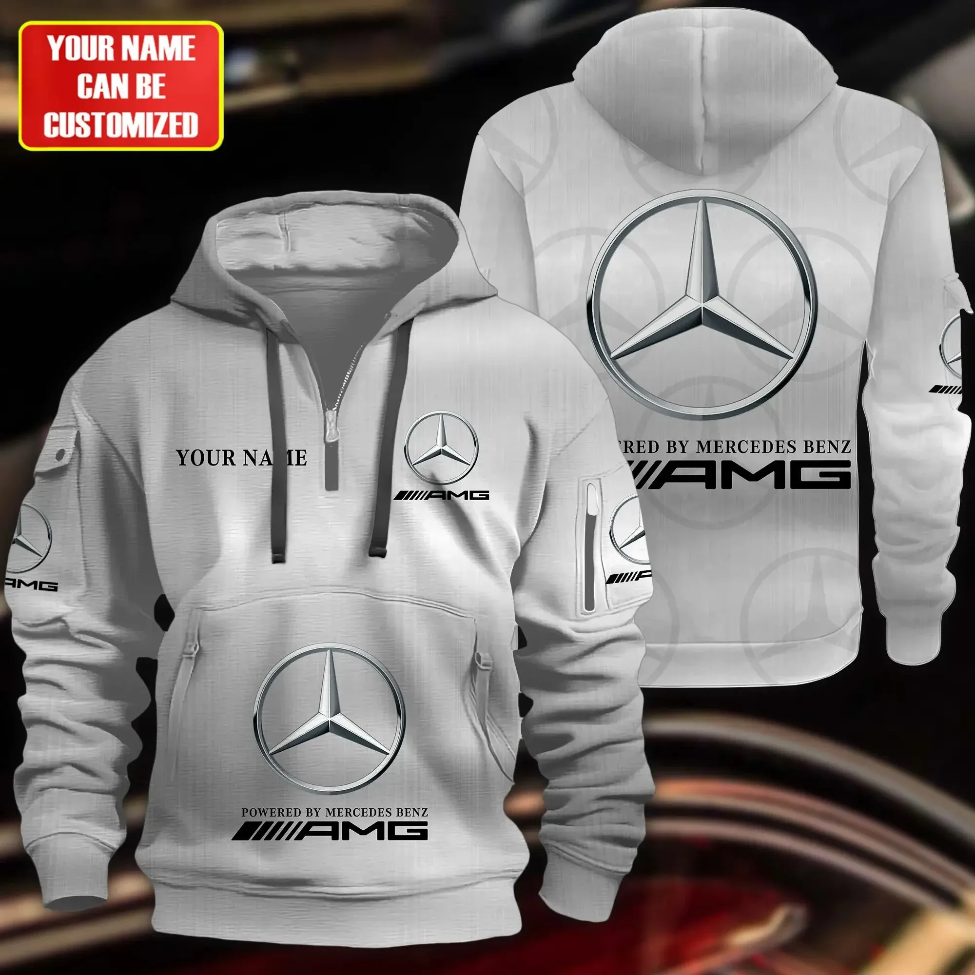 Premium Customized MERCEDES Zip Hoodie ETX-C1634-NEW178423