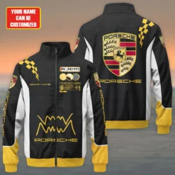 Premium Cusotmized PORSCHE Stand Collar Jacket ETX-GJK-NEW194111