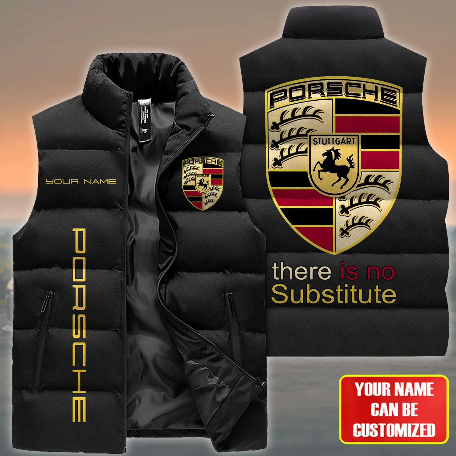 Premium Customized PORSCHE Sleeveless Down Jacket ETX-C290-NEW1991050