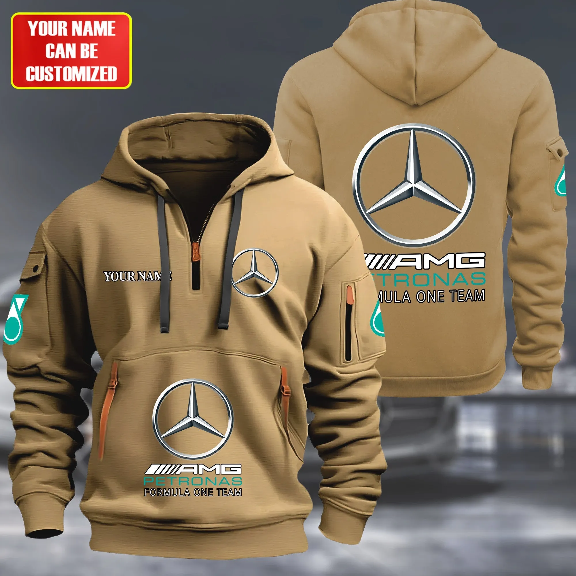 Premium Customized MERCEDES Zip Hoodie ETX-C1634-NEW178427
