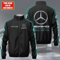 Premium Customized MERCEDES Stand Collar Jacket ETX-GJK-NEW1103123