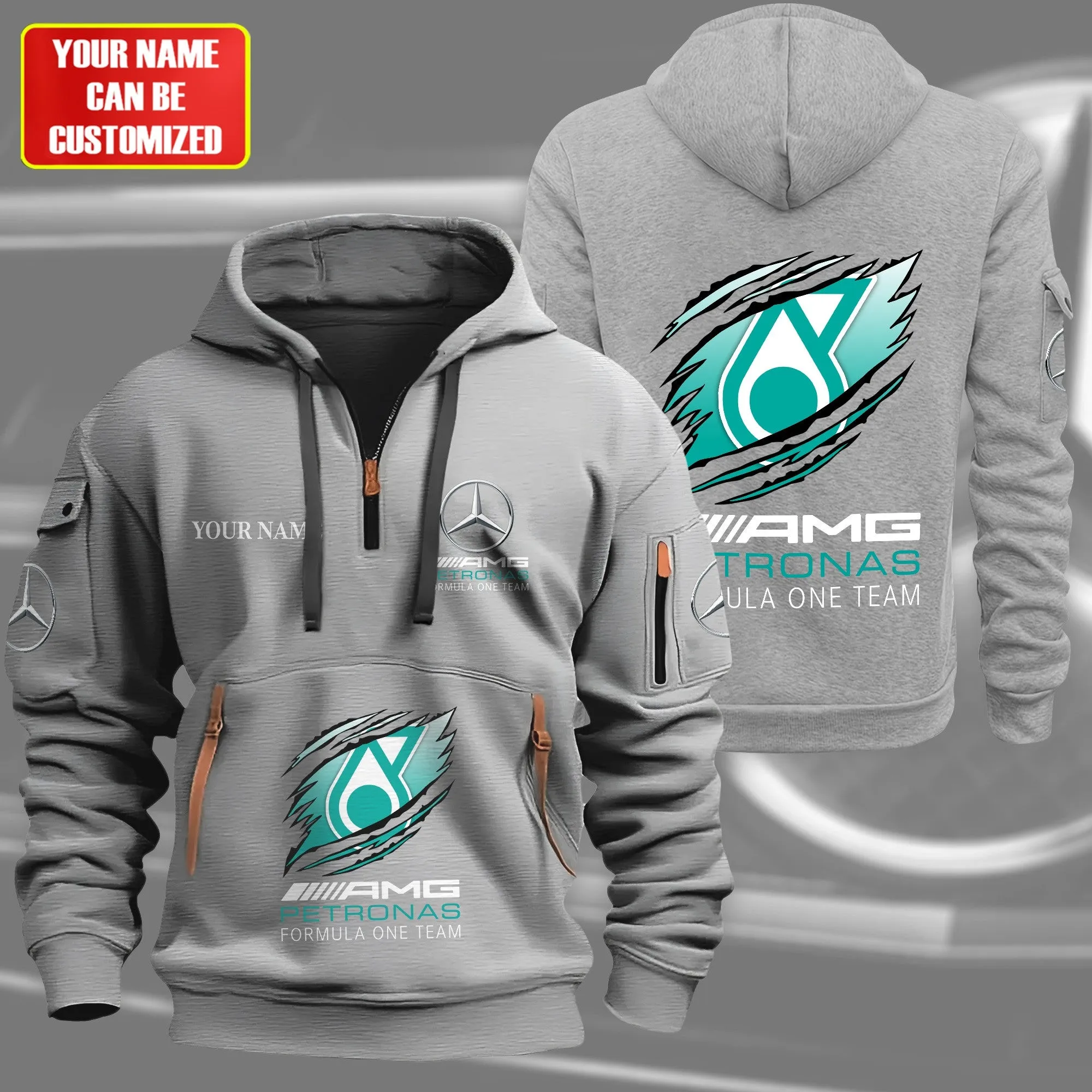 Premium Customized MERCEDES Zip Hoodie ETX-C1634-NEW178435