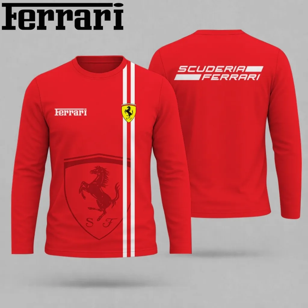 Premium FERRARI Long Sleeve T-shirt ETX-CX-FRI14934