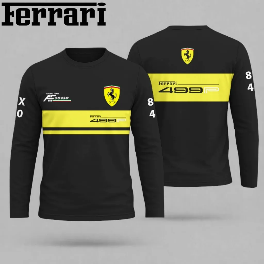 Premium FERRARI Long Sleeve T-shirt ETX-CX-FRI14936