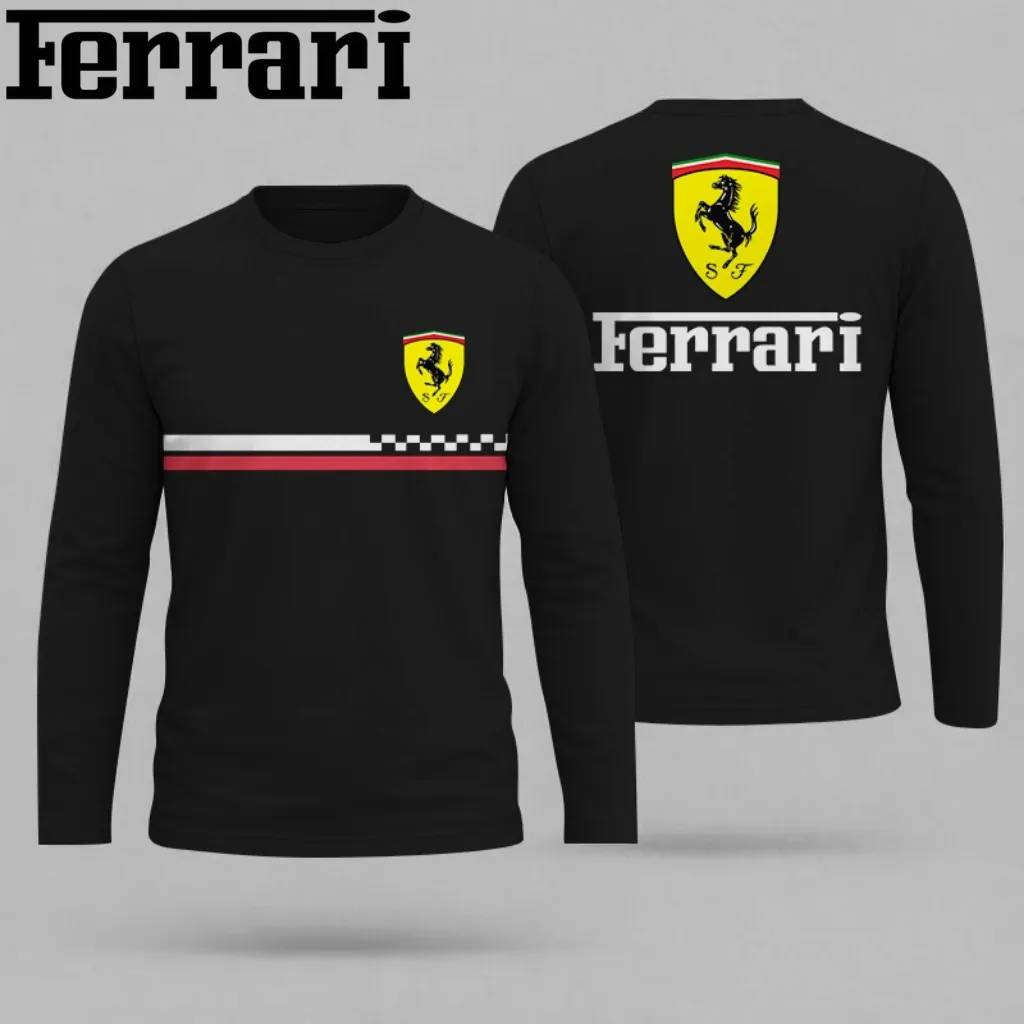 Premium FERRARI Long Sleeve T-shirt ETX-CX-FRI14938