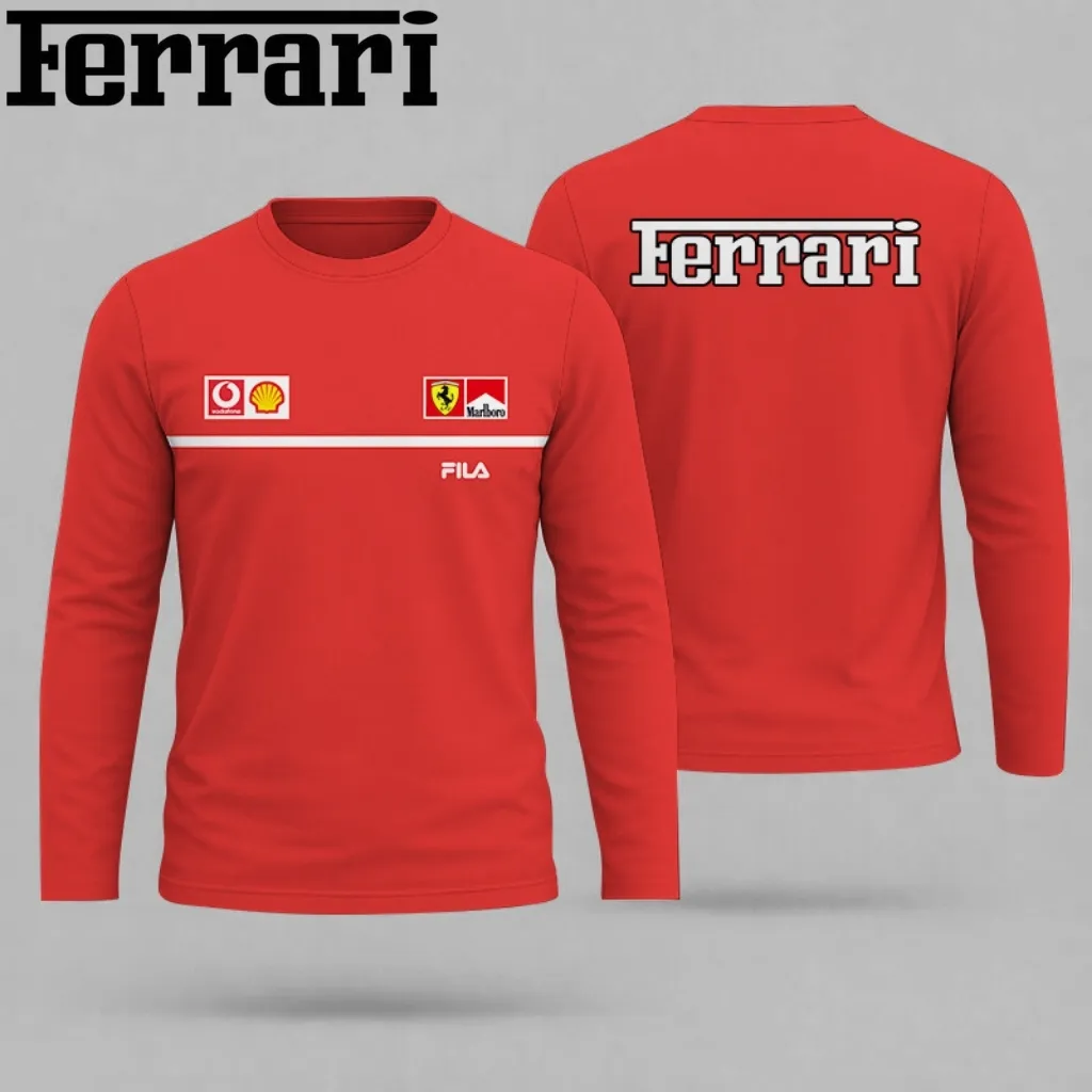 Premium FERRARI Long Sleeve T-shirt ETX-CX-FRI14916