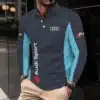 Premium AUDI Men's Long Sleeve Polo ETX-YVWYB-AUD0041873
