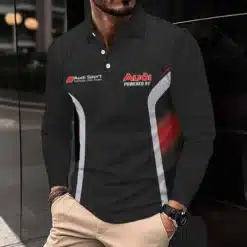 Premium AUDI Men's Long Sleeve Polo ETX-YVWYB-AUD0041883