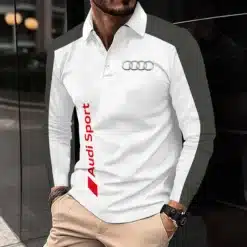 Premium AUDI Men's Long Sleeve Polo ETX-YVWYB-AUD0041901