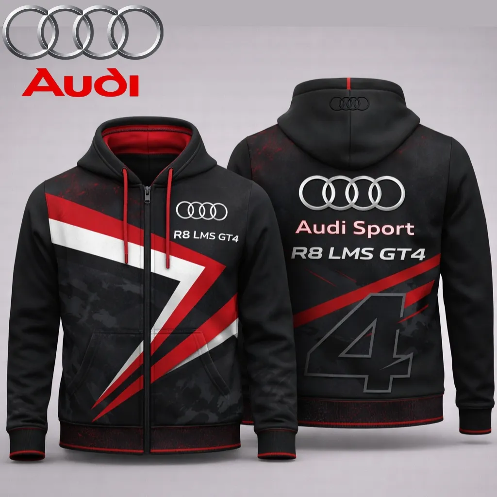 Premium AUDI Zip Hoodie ETX-ZIP-NEW018425