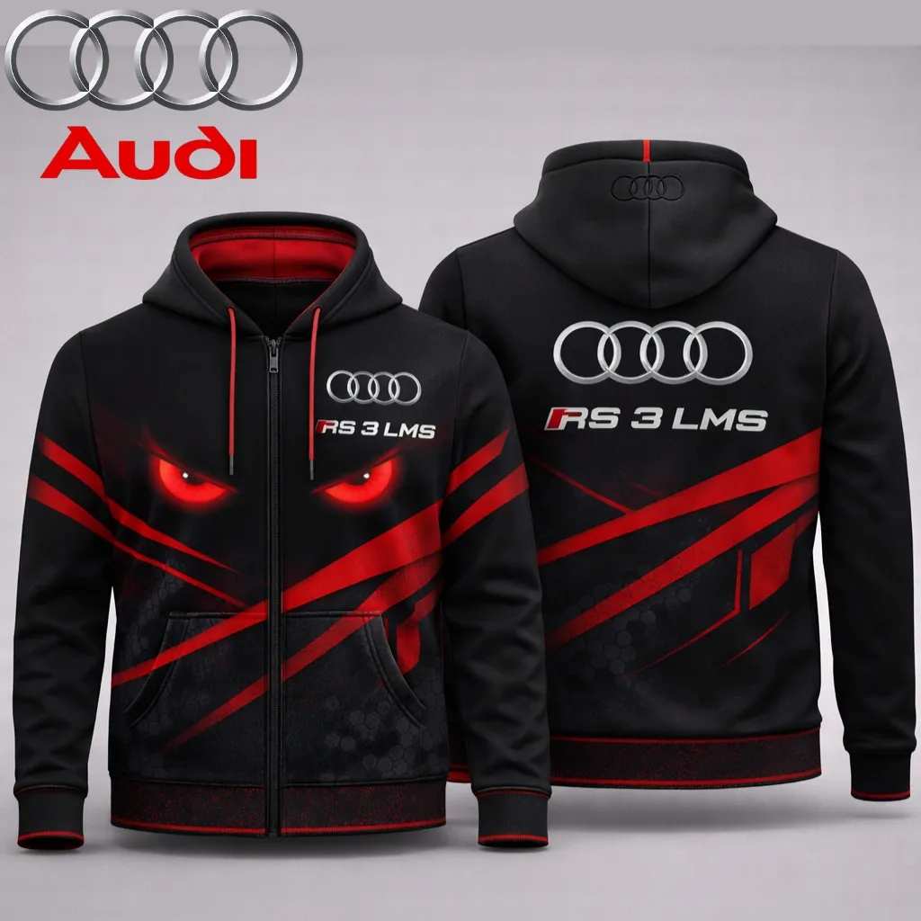 Premium AUDI Zip Hoodie ETX-ZIP-NEW018427