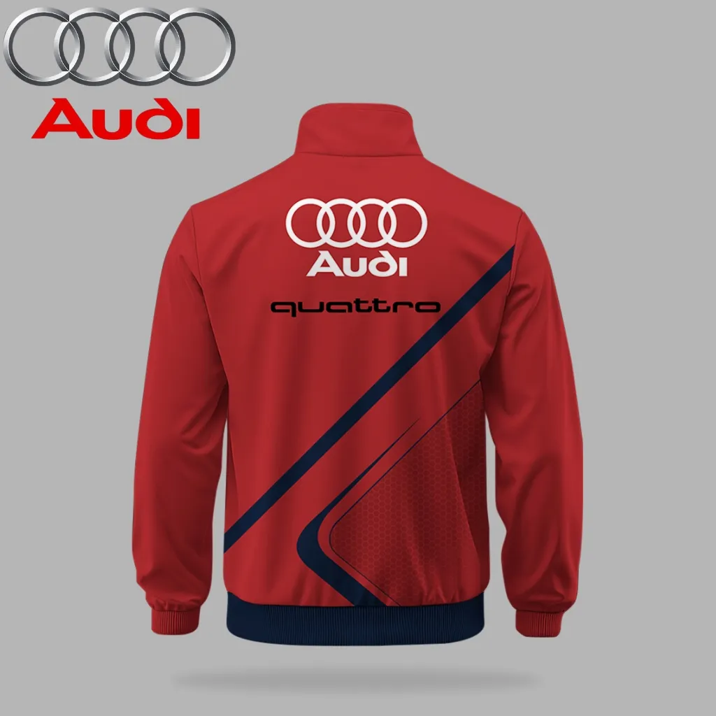 Premium AUDI Stand Collar Jacket ETX-GJK-AUD99184137 - Image 2