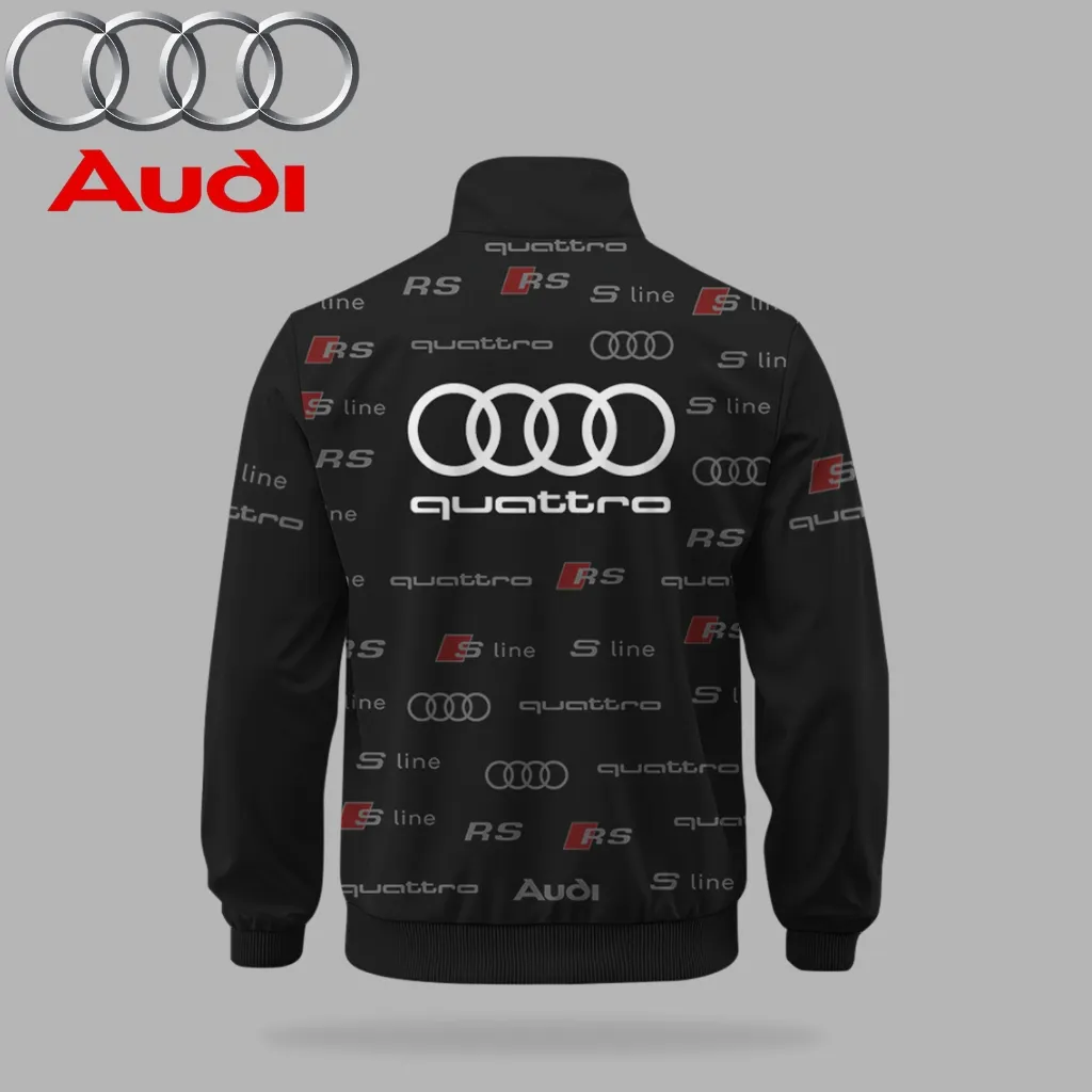 Premium AUDI Stand Collar Jacket ETX-GJK-AUD99184143 - Image 2