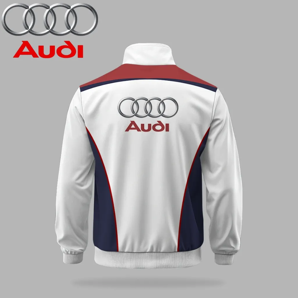 Premium AUDI Stand Collar Jacket ETX-GJK-AUD99184153 - Image 2
