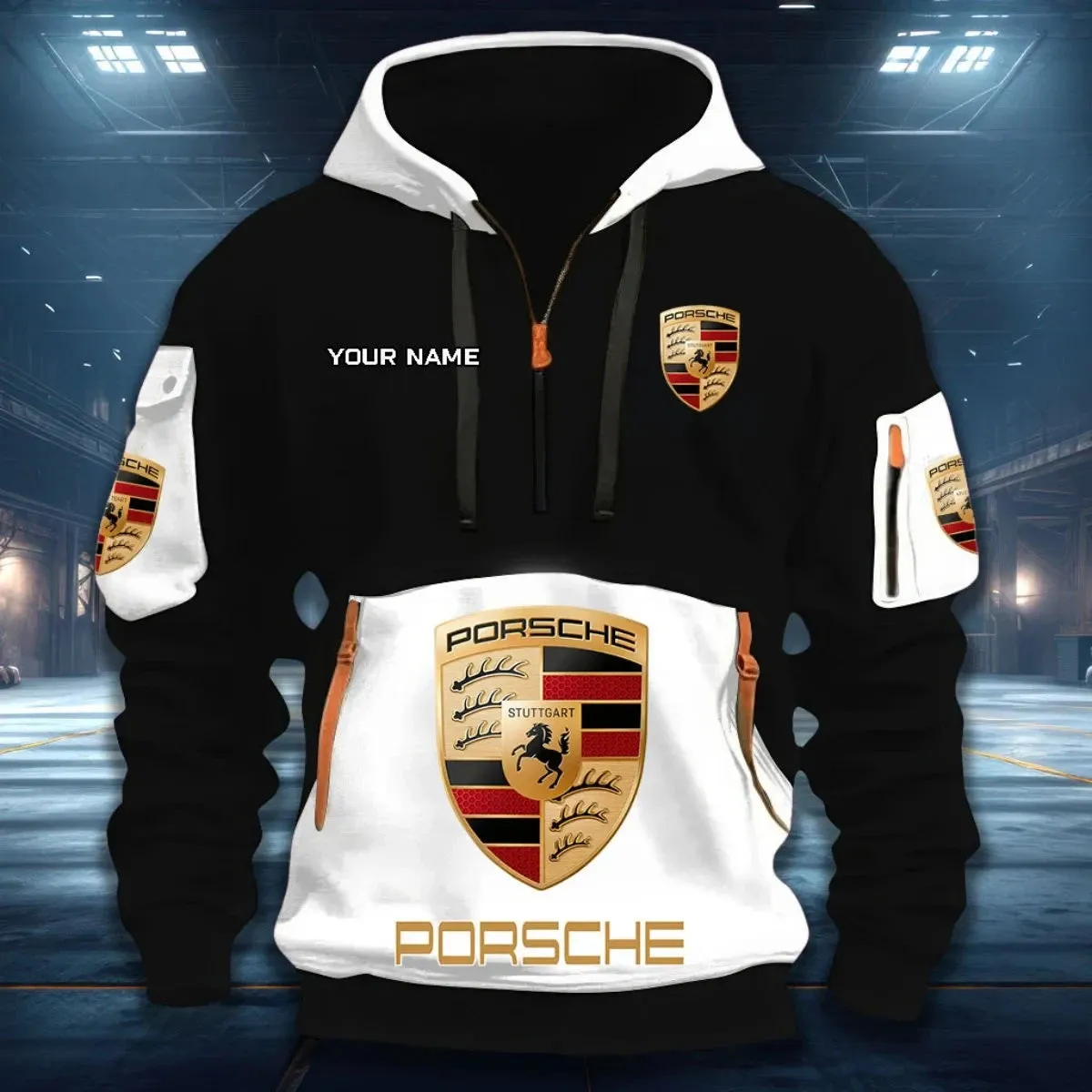 Premium Customized PORSCHE Zip Hoodie ETX-C1634-NEW188759