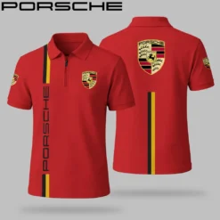 Premium PORSCHE  Zip Polo Shirt ETX-TZPO-APS08719958